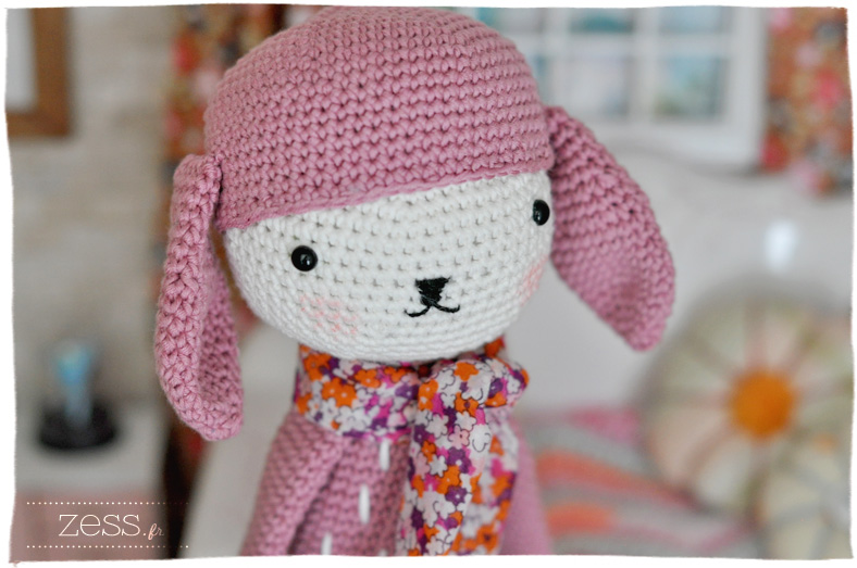 framboise doudou crochet tournicote tendre crochet dollhouse blythe poupée miniature