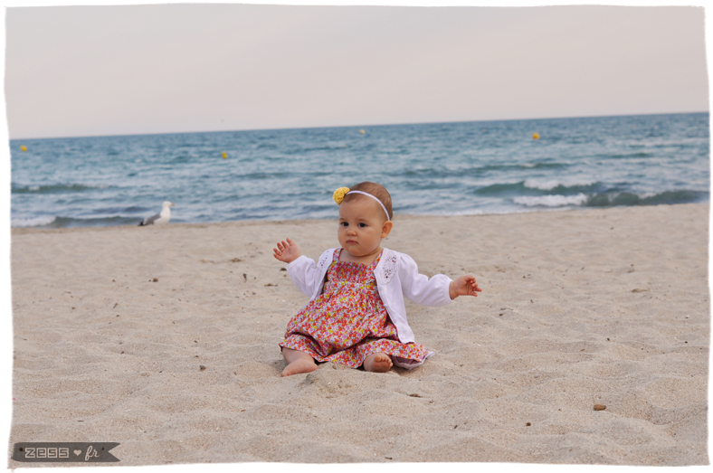 photographie bébé plage zess