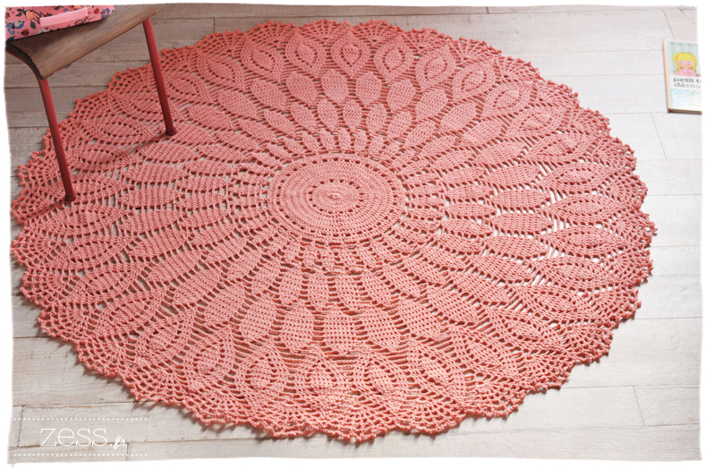 tapis crochet phildar handmade diy