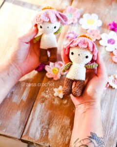 Explication doudou au crochet printemps