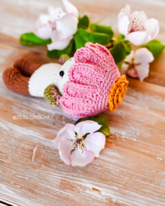 Tutoriel doudou crochet fleur