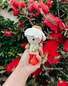 patron tutoriel de poupée crochet amigurumi Fleurs