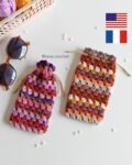 Tutoriel crochet étui pochette à lunettes patron pdf granny