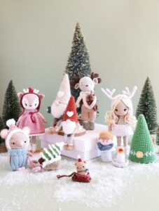 Poupées & amigurumis de Noël nordique au crochet