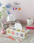 Tutoriel crochet housse granny boite mouchoirs