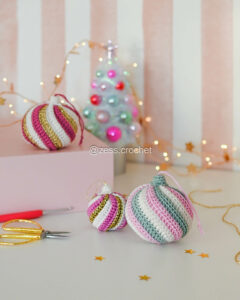 tutoriel crochet boules de noel patron pdf facile