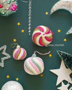 tutoriel crochet boules de noel patron pdf facile