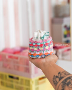 tutoriel bourse crochet explications