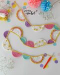 tuto crochet guirlande fanions confetti – décoration chambre enfant