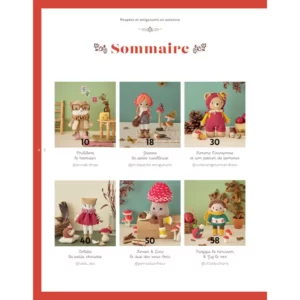 Livre crochet Poupées & Amigurumis en Automne - editions de Saxe