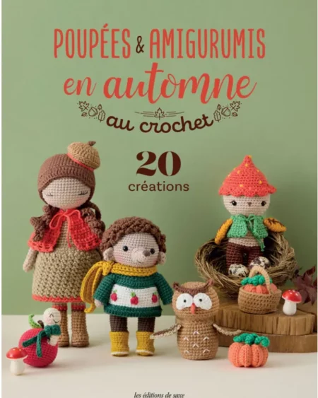 Livre crochet amigurumi automne – couverture