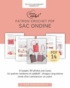 patron sac crochet moderne