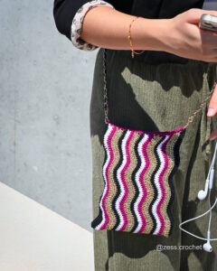 patron crochet sac ondine