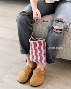 Sac Ondine au crochet – patron PDF Zess Crochet