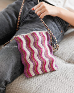 Sac Ondine au crochet – patron PDF Zess Crochet