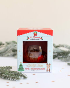 coffret crochet Boule de Noël amigurumi : Le renne