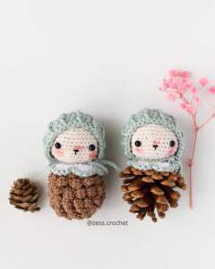 patron crochet amigirumi collection 6 personnages