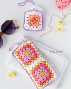 kit crochet débutant granny squares